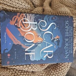 Blue & Orange 'Scar in the Bone' Decorative Book Accent